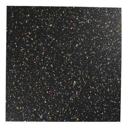 8501-1/4A Recycled Rubber, 1/4 In Thick, 12x12 In