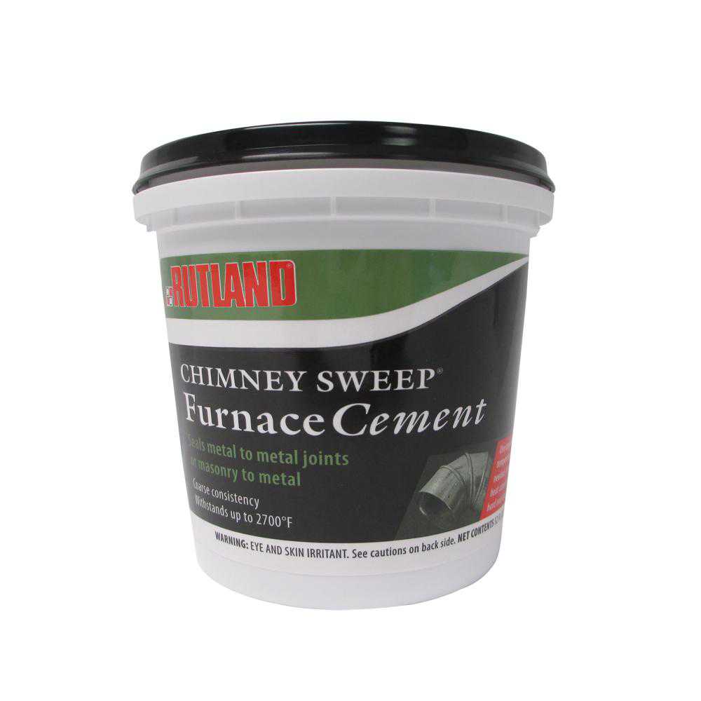 32 fl. oz. Chimney Sweep Furnace Cement Tub
