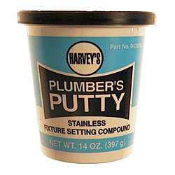WM Harvey Co 043010 14oz. Stainless Professional Grade Plumber's Putty for Fauce