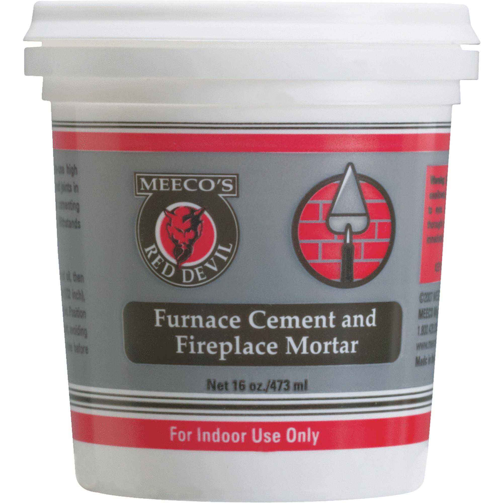 Meeco's Red Devil Furnace Cement & Fireplace Mortar