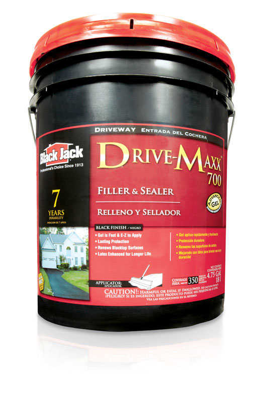 Black Jack Driveway Filler And Sealer Latex Blacktop 5 Gl 7 Yr Warranty