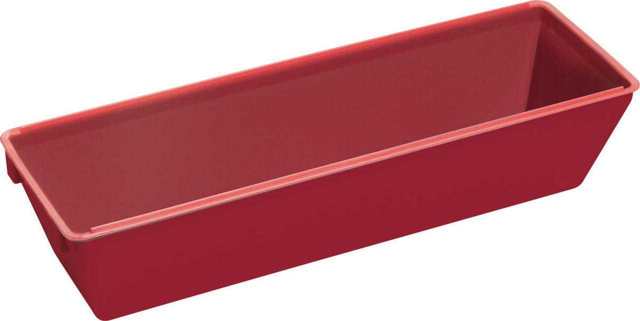 Hyde Tools 09060 Heavy Duty Mud Pan, 12 in L 3-1/4 in T, Plastic, Red