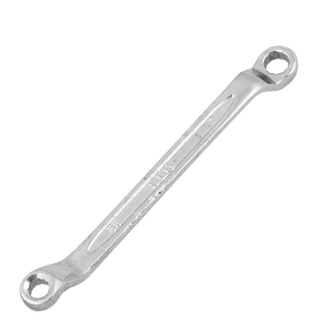 Unique Bargains 5.5mm 7mm 12 Point Double Ended Metric Box Spanner Tool