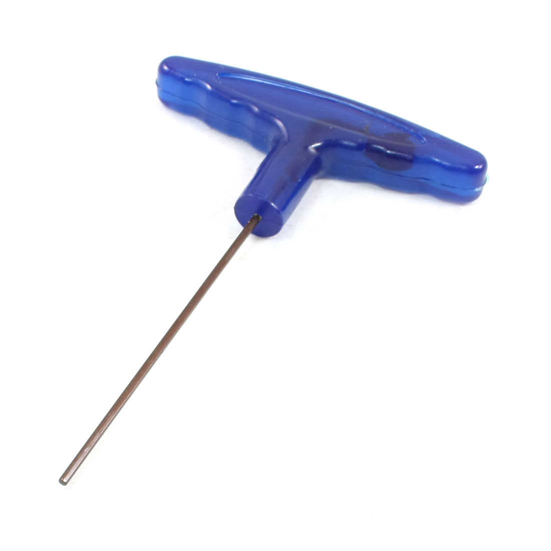 Unique Bargains Plastic Grip T shape 2mm Inner Hex Spanner Key Wrench 5.5' Long