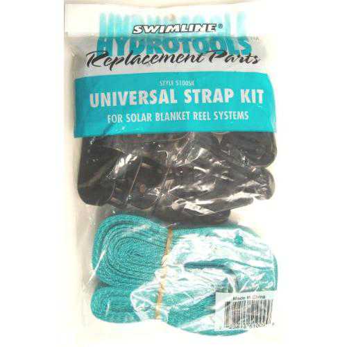 Hydro Tools 5100SK Universal Pool Solar Reel Replacement Strap Kit Multi-Colored