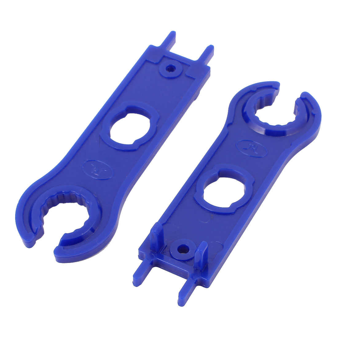 2pcs MC4 Solar Panel Connector Disconnecting Tool Spanners Wrench Blue