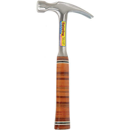 Estwing E20S 20 oz Straight Claw Leather with Handle Hammer
