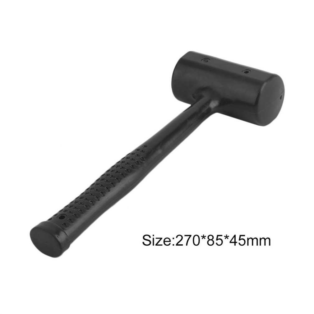 No Elasticity Dead Blow Rubber Hammer Mallet Double-faced Shock Absorbing