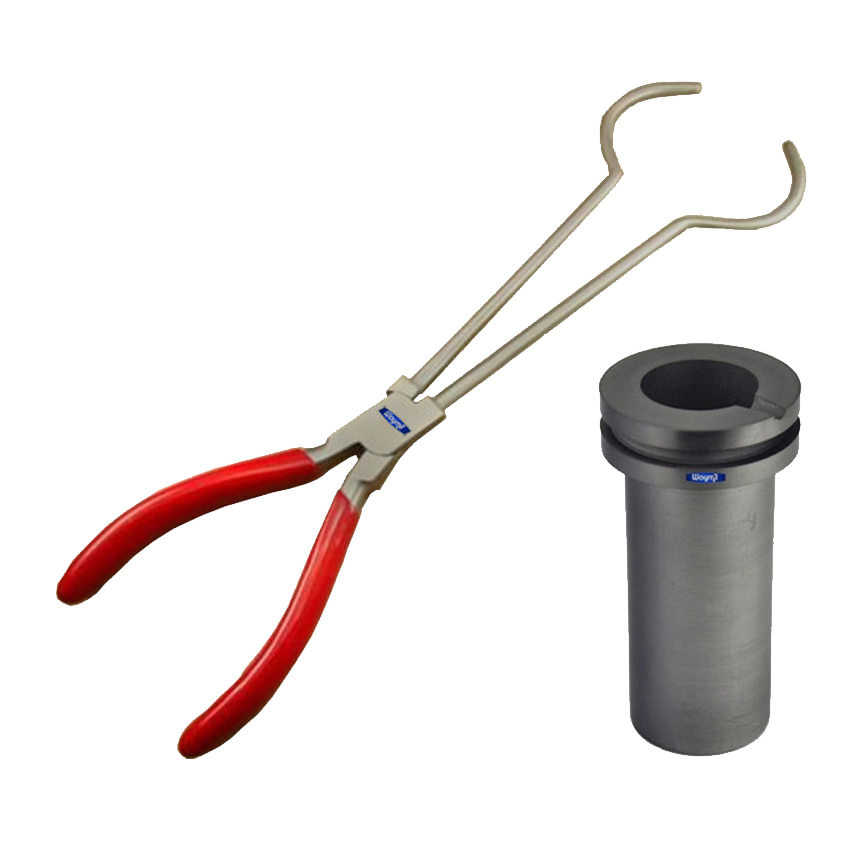 CRUCIBLE HOLDING PLIERS HOLD GRAPHITE CRUCIBLES 1 TO 3 Kg CAPACITY MELTING GOLD