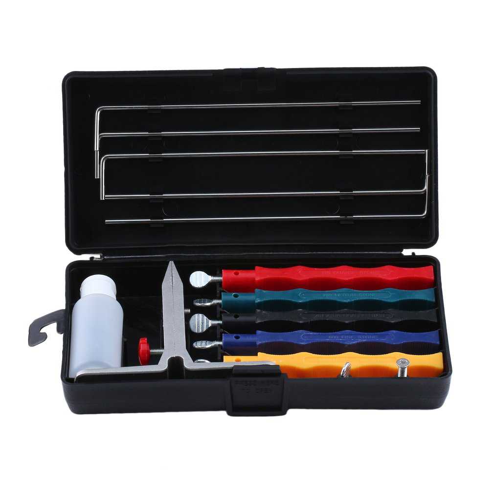 Professional Multi-angle Deluxe Sharpeners Knife Precision 5 Stones Sharpening System Extra Coarse Knife Sharpener Kit
