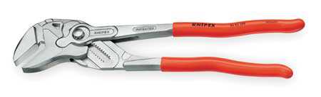 Knipex 12', Pliers Wrench, Chrome Vanadium Steel, 86 03 300 SBA