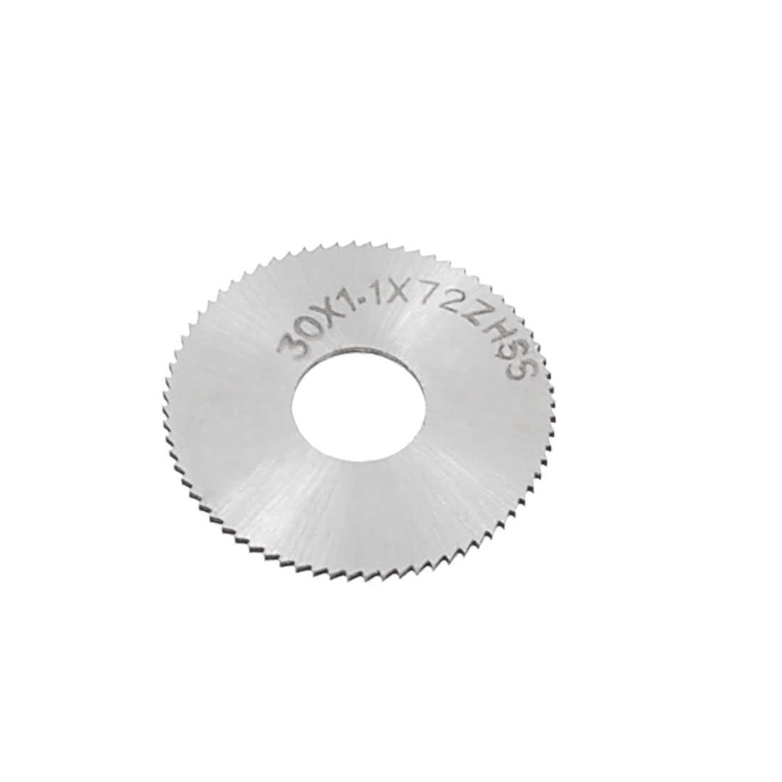Unique Bargains Silver Tone HSS 30mm Cutting Dia 1.1mm Thickness 72T Slitting Saw