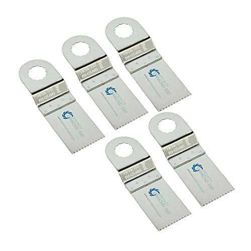 Versa Tool SB5E 30mm Stainless Steel Multi-Tool Saw Blades 5/Pack Fits Fein Multimaster, Rockwell, Sonicrafter, Makita Oscillating Tools