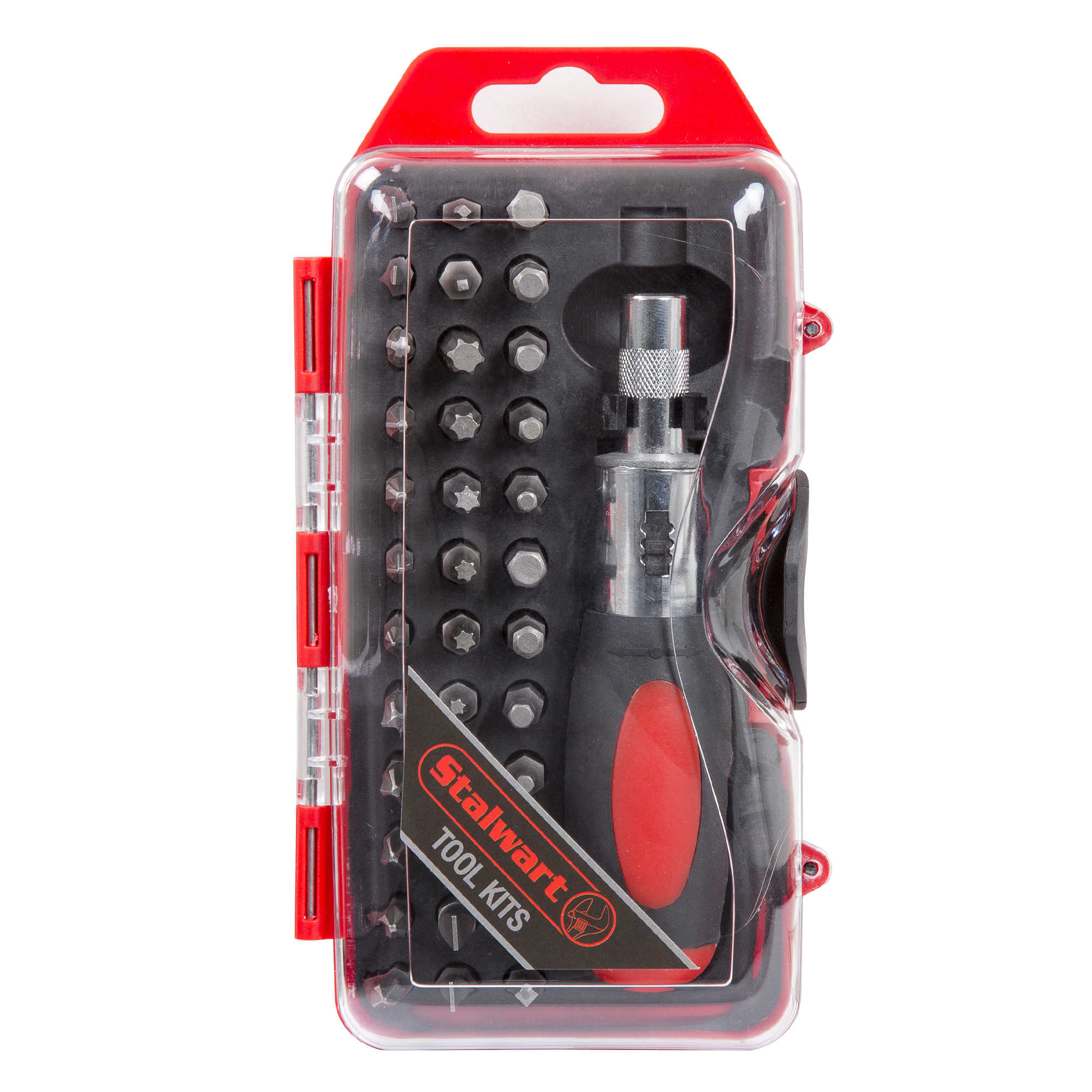 Stubby Ratchet and Screwdriver Bit Set 37 PC by Stalwart