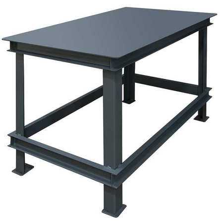 DURHAM HWBMT-364830-95 Fixed Work Table,Steel,48' W,36' D G1830599