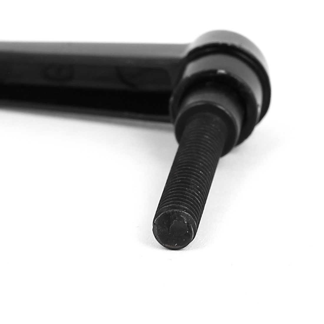 M5 x 30mm Male Thread Lathe Machine Metal Adjustable Handle Lever Grip 2pcs
