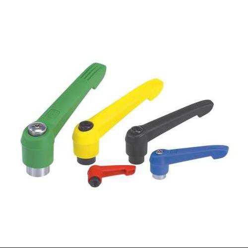 KIPP 06601-10616 Adjustable Handles,M6,Yellow