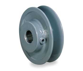2.5' X 7/8' Single Groove Fixed Bore 'A' Pulley # AK25X7/8