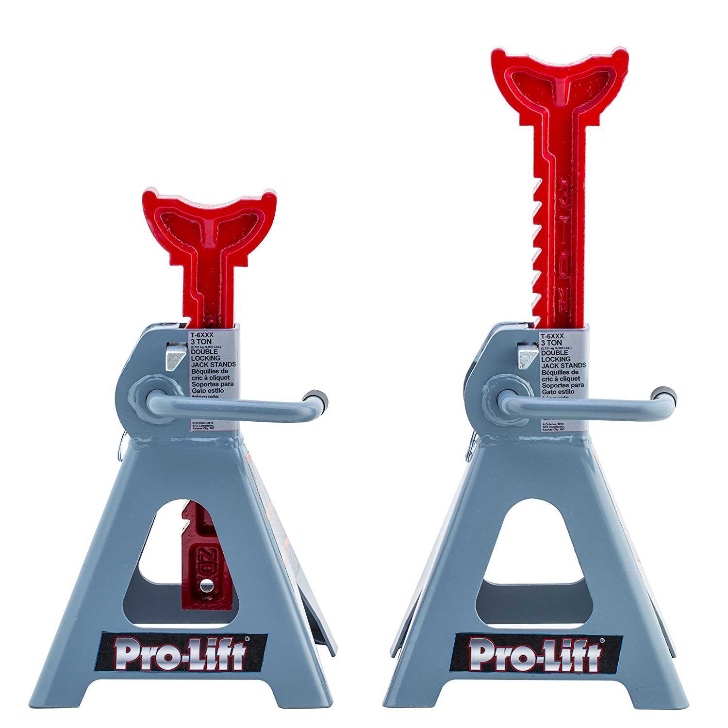 Pro-Lift T-6903D Double Pin Jack Stand - 3 Ton