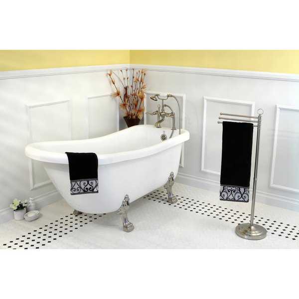 Vintage Collection 67-inch Acrylic Slipper Clawfoot Tub