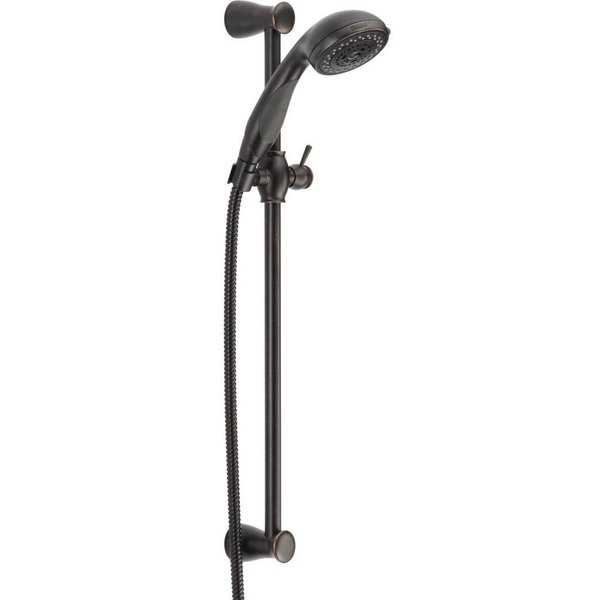 Delta Premium 3-Setting Slide Bar Hand Shower 57014-RB Venetian Bronze