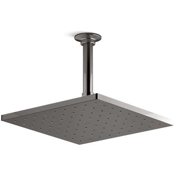 Kohler K-13696 Contemporary 10' Square 2.5 GPM Rainhead with Katalyst Air-Induction Spray Technology