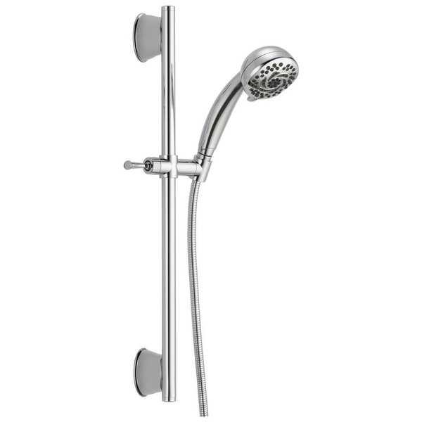 Delta Universal Showering 5-Setting Slide Bar Hand Shower 51599 Chrome