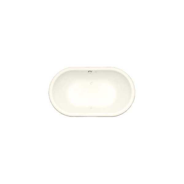 Mirabelle MIRBRS6640V Boca Raton 66' X 40' Drop-In Soaking Tub with Center Hand Drain