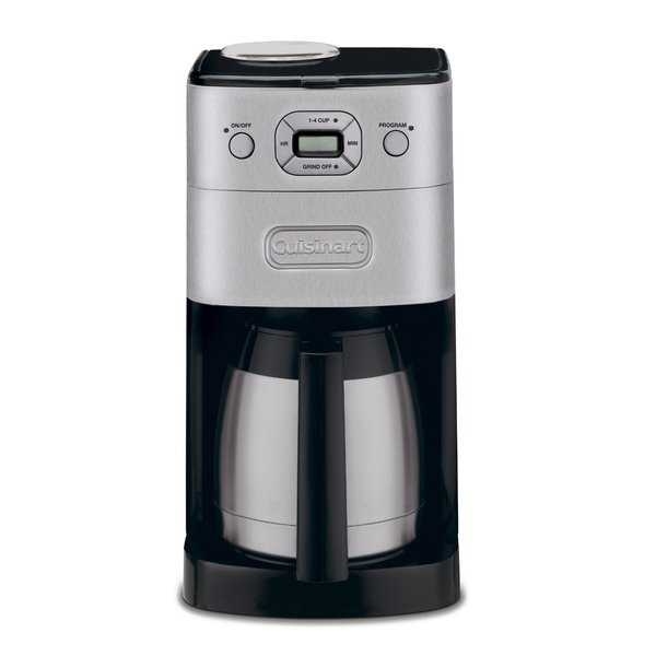 Cuisinart DGB-650BCFR Brushed Stainless 10-Cup Grind-and-Brew Thermal Automatic Coffeemaker (Refurbished)