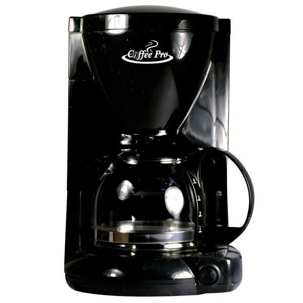 Coffee Pro CP6B Coffee Maker - Black - 4 Cup