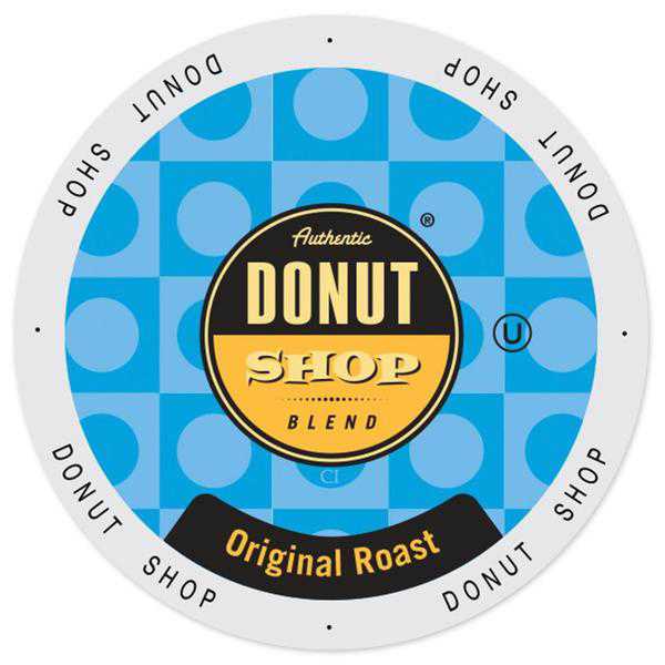 Authentic Donut Shop Blend Original Roast Single-serve K-cups for Keurig Brewers