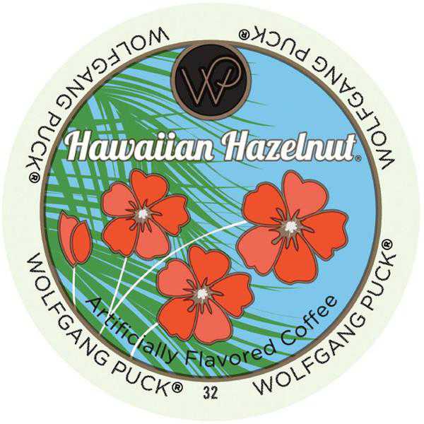 Wolfgang Puck Hawaiian Hazelnut RealCup Portion Pack For Keurig Brewers